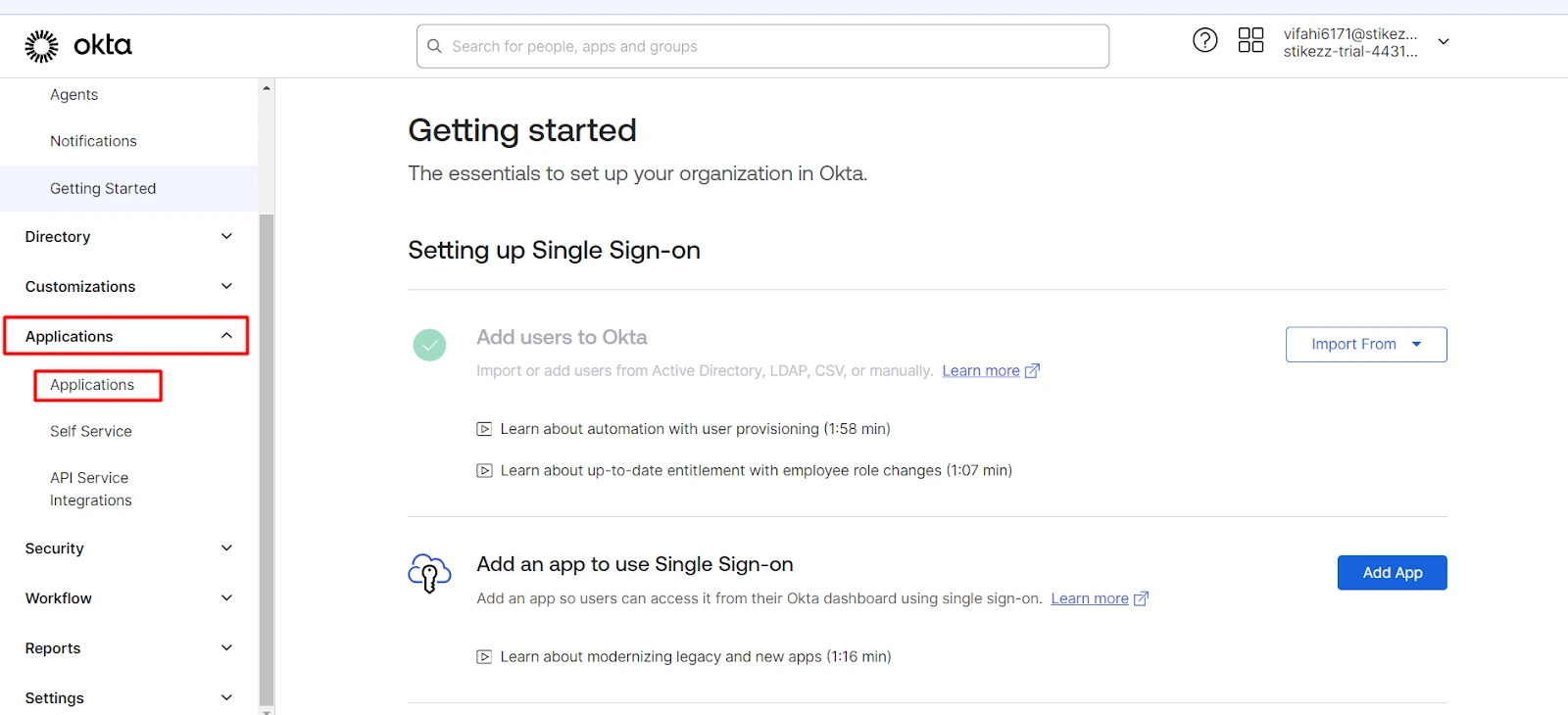 Okta WordPress Login With SAML SSO - Secure SAML SSO Setup 2 Okta Admin Dashboard for WordPress Okta Single Sign-On Configuration